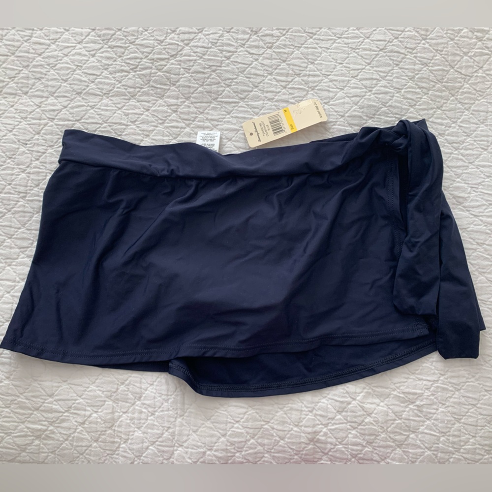 NWT Tommy Bahama Pearl Swim Skirt, Midnight Blue: Medium